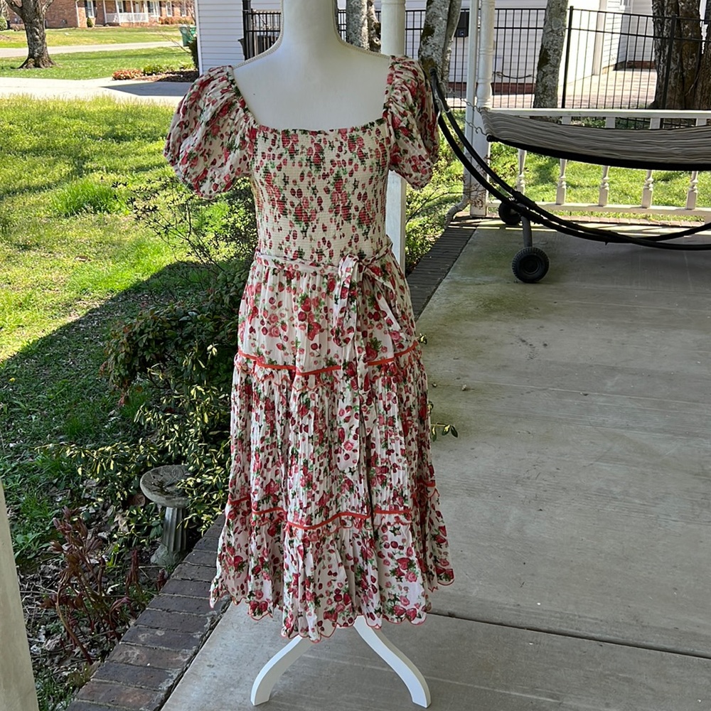 Love Shack Fancy Masie midi in Lunar Pop Rocks